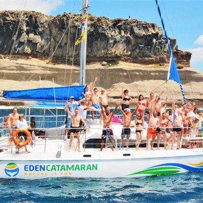 			2 horas excursion eden catamaran tenerife - 3-uur durende excursie met Eden catamaran om dolfijnen en/of walvissen te zien